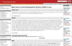 Open Source Content Management Systems（CMS） in Java