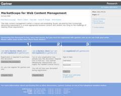MarketScope for Web Content Management（Gartner）