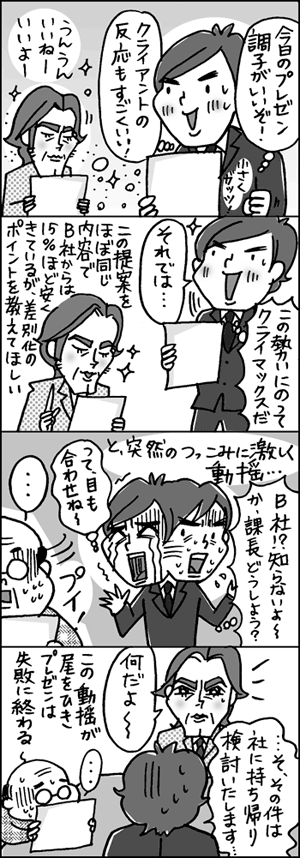 4コママンガ：読むだけでプレゼンがうまくなる本02