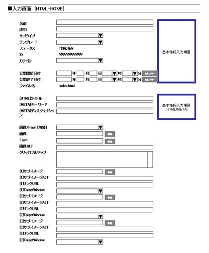 アセット(データ)設計書の例7 Copyright © 2005 KINOTROPE, INC. All rights reserved.
