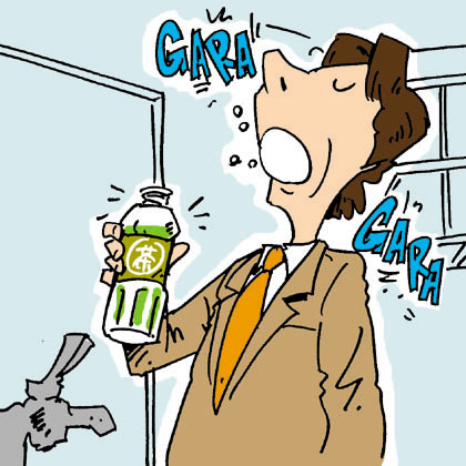 カテキンパワーで撃退!