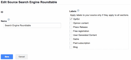 Google News Publisher Centerの画面