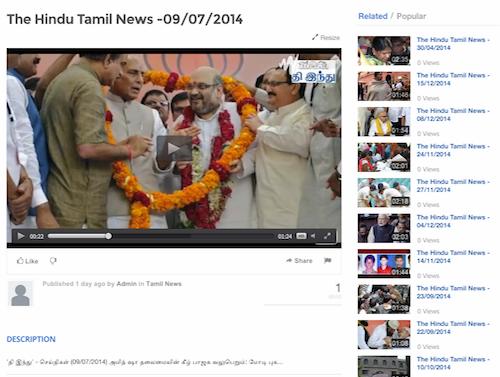 動画を貼っただけのページ