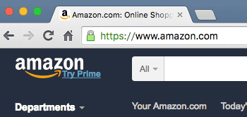 HTTPSのAmazon.com