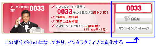 図1 NTTコミュニケーションズ個人のお客さま向けサイト