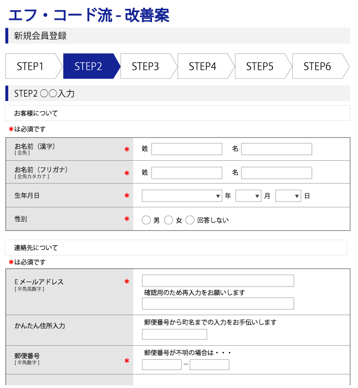 エントリーフォーム最適化15か条の1 入力フォームの最初の項目を入力しやすくするだけでユーザーの直帰は減らせる 勝手にefo分析 エントリーフォーム改善 Web担当者forum