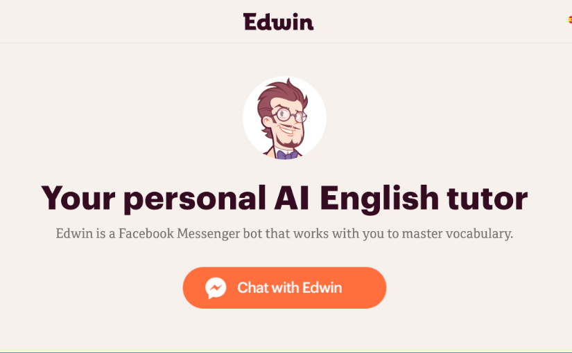 Aiチャットボットで英語を学ぼう 英語教師は Edwin で決まり Ledge Ai出張所 Web担当者forum