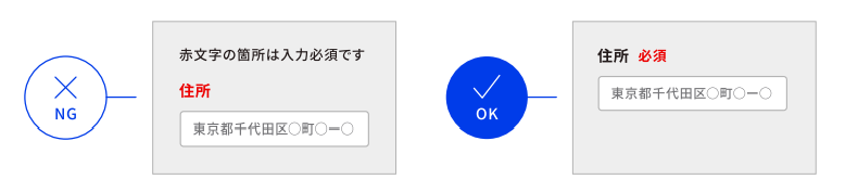 WCAG 2.0 達成基準：［ 1.3.1｜情報及び関係性 ］［ 1.3.3｜感覚的な特徴 ］［ 1.4.1｜色の使用 ］