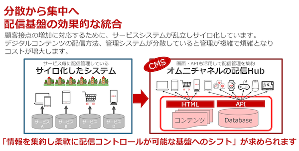 個別施策の実施だけに特化したサービスシステムが乱立。この「サイロ化」の状況を打破する必要がある