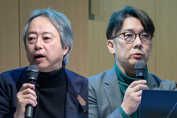 株式会社ジー・サーチ コンテンツサービスグループ デジタルプロデュース部 マネージャー 高橋一夫氏（左）、サイトコア株式会社 ソリューションコンサルタント 森澤仁氏（右）