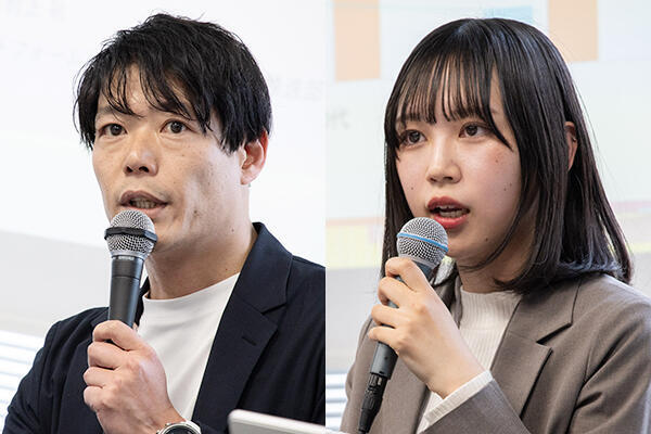 メディアビジネス本部 本部長 村上祐氏、メディアビジネス本部 プラットフォームビジネス企画局 第二推進部 増本美加氏