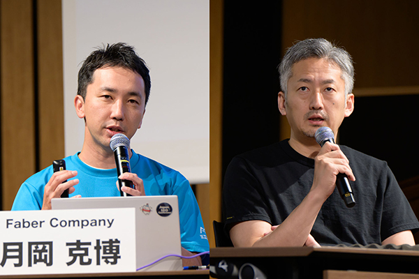 (左)株式会社Faber Company 執行役員 エグゼクティブマーケティングディレクター 月岡 克博氏 (右)株式会社八代目儀兵衛 取締役CMO 神徳 昭裕氏