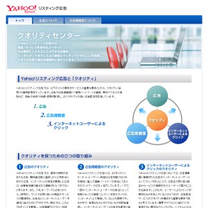 Yahoo!リスティング広告 クオリティセンター