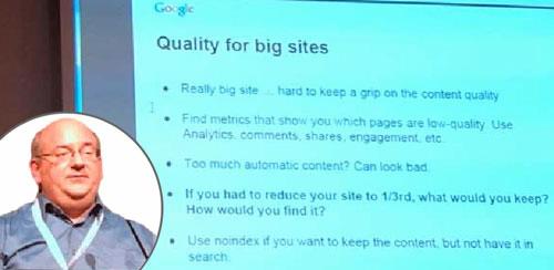 ジョン・ミューラー氏が大規模サイトのコンテンツ品質を保つ方法を説明