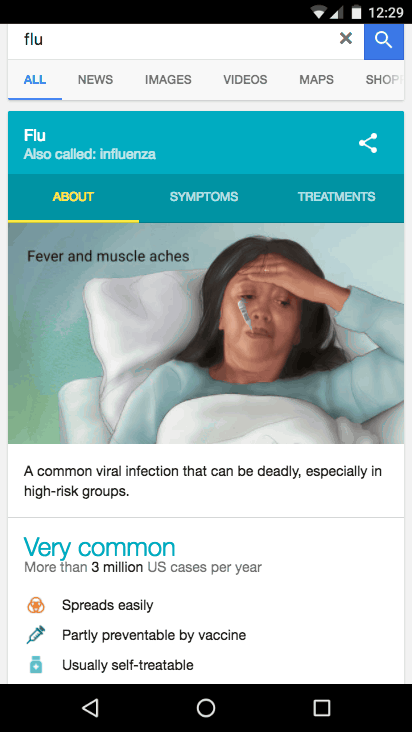 「Flu」のGoogle検索結果