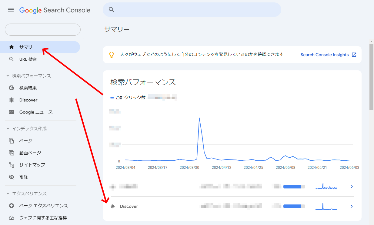 Google Search ConsoleのGoogle Discoverパフォーマンスレポート