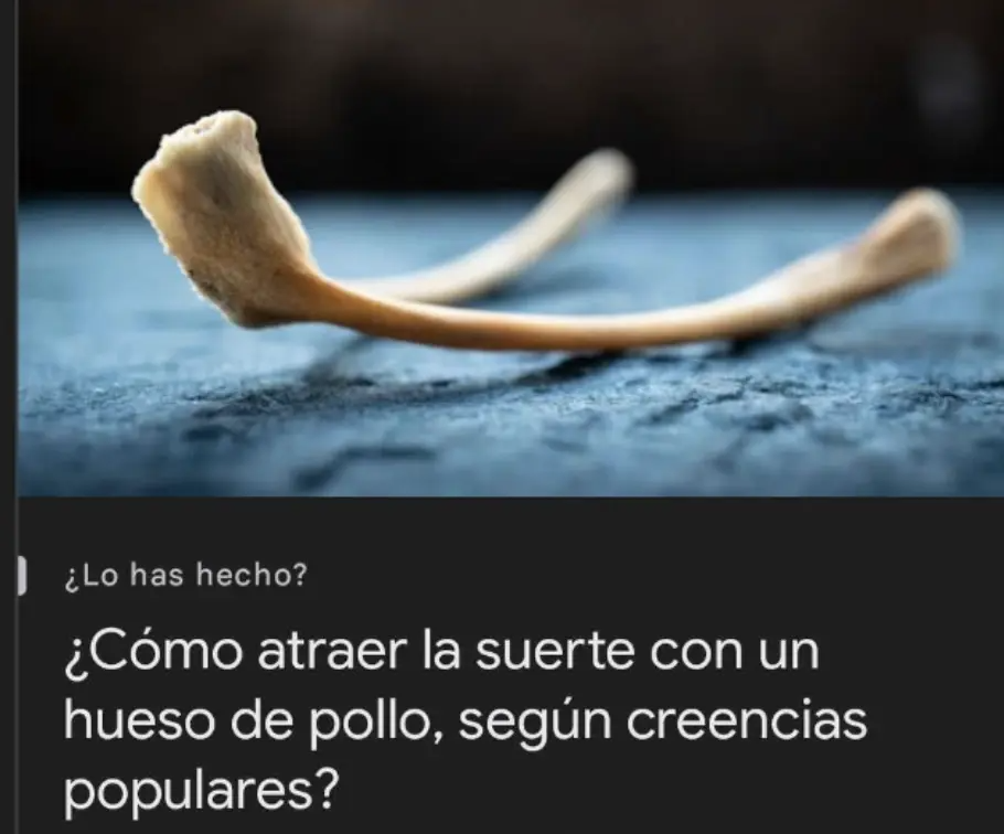 アルゼンチンで公開された記事「鶏の骨で幸運を引き寄せる方法――民間信仰から」