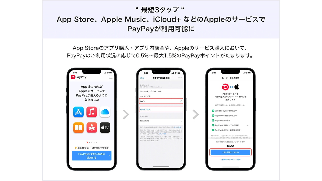 PayPay」が「App Store」「Apple Music」などAppleのサービス支払いに利用可能に | Web担当者Forum