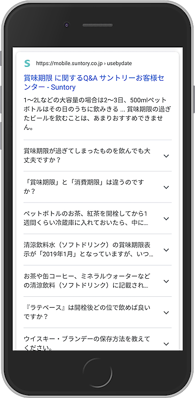 FAQリッチリザルト