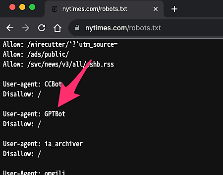 GBPBotをブロック