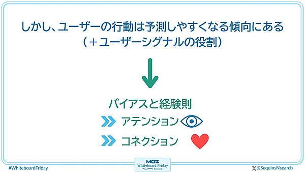 アテンションとコネクションの側面を理解して使いこなすことが重要だ。