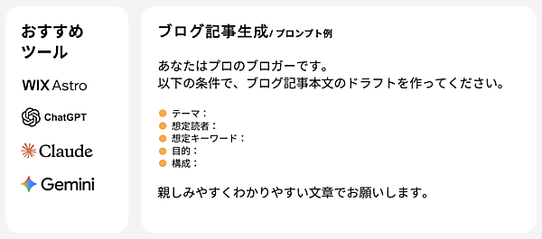 文章のトーンを指定することも有効な方法だ