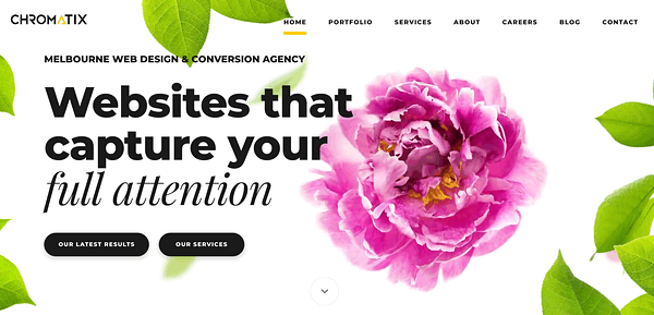 サイトの画像、花の明るいイメージ